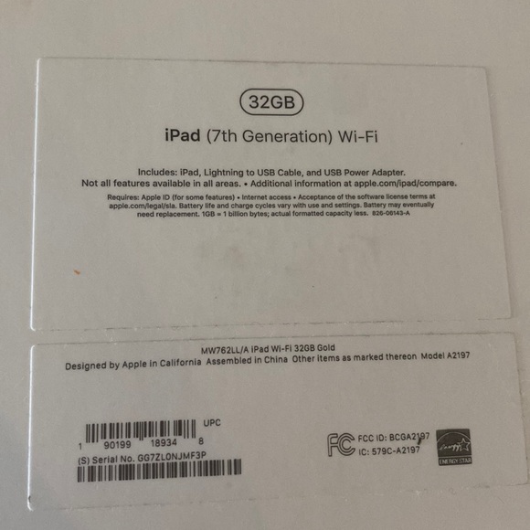 Other - iPad 7th gen 32 GB